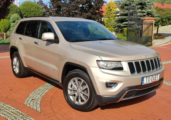 jeep świętokrzyskie Jeep Grand Cherokee cena 97000 przebieg: 115000, rok produkcji 2014 z Dobra